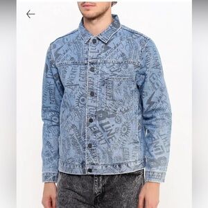 Levi’s Line 8 Unisex Graffiti Branded Denim Jacket